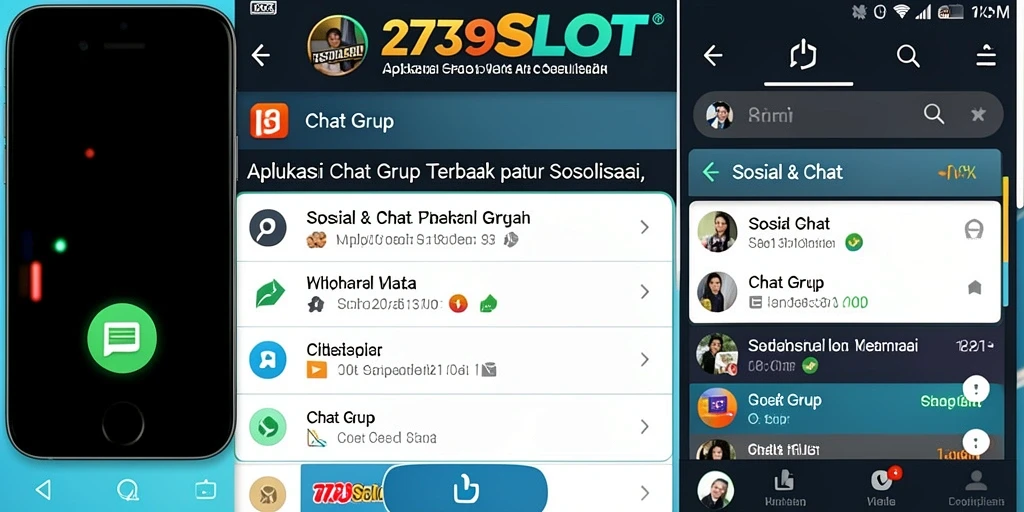 Tampilan antarmuka aplikasi 2739SLOT yang intuitif untuk Chat Grup.