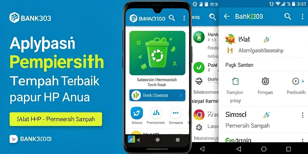 Tampilan antarmuka BANK303 dengan fungsi pembersihan yang efektif.